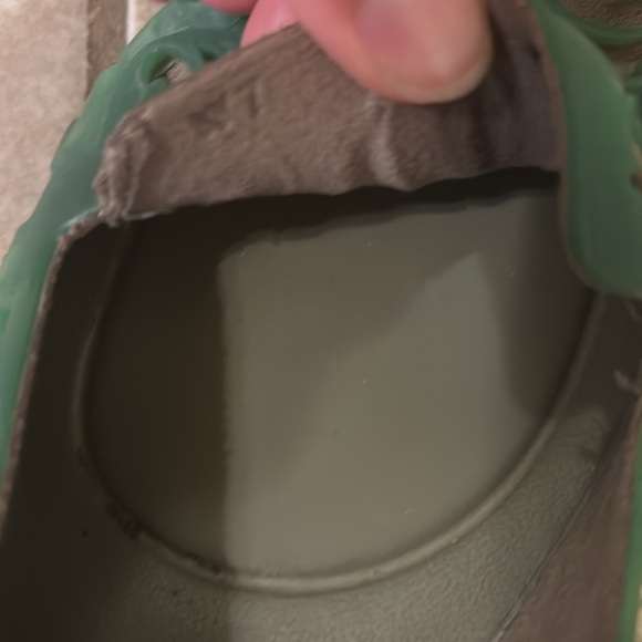 Ccilu green jelly shoes 7W - Picture 3 of 5